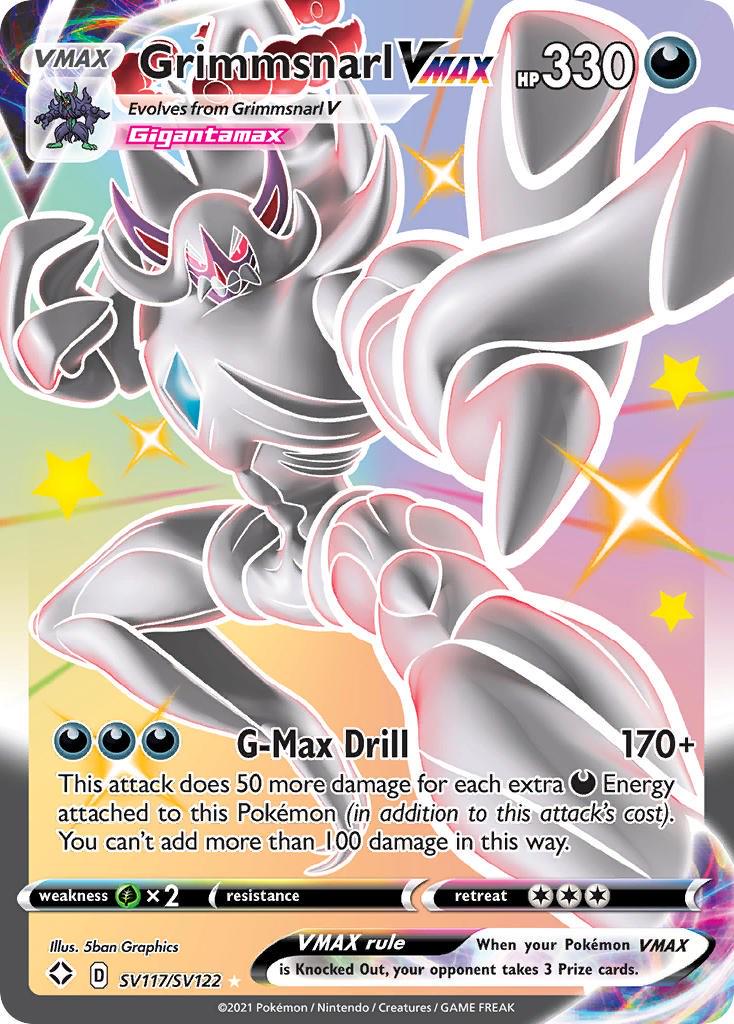 Shining Fates Grimmsnarl VMAX Pokémon card